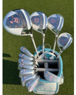 royal honma 女士高尔夫球杆套杆 本间花仙子  3木+7铁+1推 11支杆 含包 蓝色
