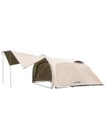 TAWA 户外露营帐篷 一室两厅 自动装备用品野营 T6流沙金