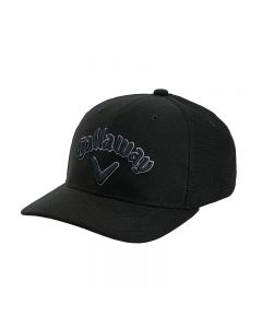 Callaway卡拉威高尔夫球帽男22新FLAT ONEFIT运动休闲帽子固定式-Black