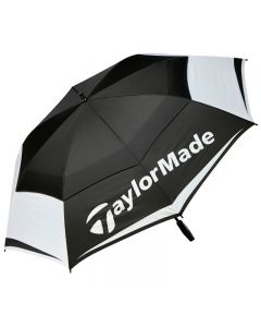 泰勒梅（TaylorMade）高尔夫球雨伞 GOLF遮阳伞 防雨防风防太晒雨伞 B16006 黑白色 双层雨伞