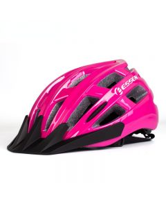 essen夏季头盔男女超轻公路山地车自行车单车帽子骑行装备安全帽-Pink