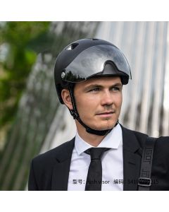 uvex rush visor盔镜一体骑行头盔 德国优维斯原装进口男女公路滑板平衡车自行车头盔安全