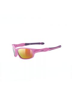 uvex sportstyle 507儿童太阳镜 德国优维斯儿童户外运动眼镜防紫外线【带眼镜绳】-Pink