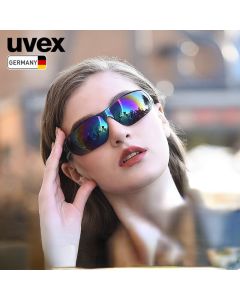 uvex sportstyle 204骑行眼镜 德国优维斯跑步眼镜男女骑行装备运动太阳镜风镜防紫外线-Blue