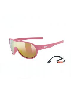 uvex sportstyle 512儿童太阳镜 德国优维斯户外时尚防眩光强光儿童眼镜 含眼镜绳-Pink