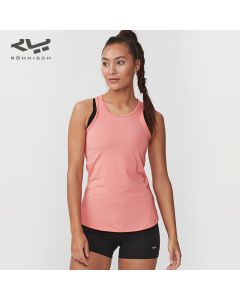 ROHNISCH卢奈诗 Solid轻柔感运动跑步健身瑜伽背心女 经典修身款-Pink-M