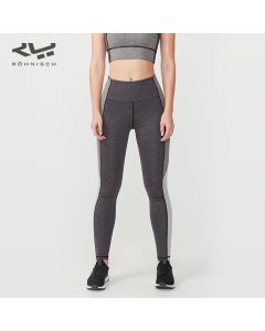 ROHNISCH卢奈诗 Melange柔滑感紧身瑜伽运动裤 三色拼接修饰腿型-Grey-XS