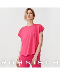 ROHNISCH卢奈诗 Miko垂坠感罩衫跑步运动T恤 肩部条纹网布设计