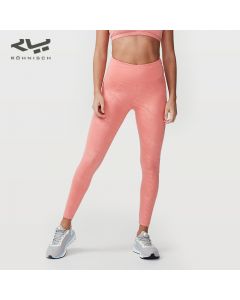 ROHNISCH卢奈诗 Gloss Effect轻裸感紧身运动瑜伽长裤女 显腿瘦-Pink-XS