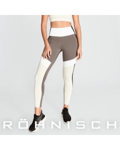 ROHNISCH卢奈诗Kay 多色拼接紧身健身瑜伽裤运动型秋冬款长裤-Grey-XS