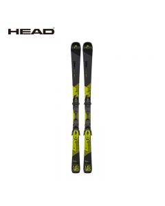 HEAD海德 新品男女滑雪双板 高级发烧友 全地域板 石墨烯LYT V8-156-黑/黄