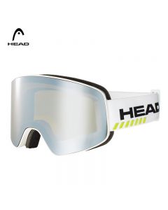 HEAD海德 男女滑雪镜竞技比赛雪镜 高清柱面镜配备用镜片-White