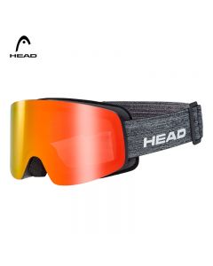 HEAD/海德 新款男女高清柱面镜滑雪镜 双层防风防雾INFINITY-Orange