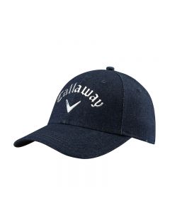 Callaway卡拉威高尔夫帽子男运动男士帽棒球帽遮阳帽子男运动帽-Navy Blue
