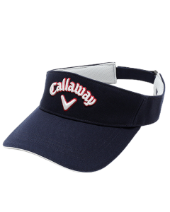Callaway卡拉威高尔夫球帽男士22夏季BASIC白色无顶帽子遮阳男帽-Navy Blue