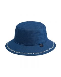 Callaway卡拉威高尔夫球帽男22夏季DENIM BUCKET渔夫帽运动遮阳帽-Blue