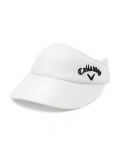 Callaway卡拉威高尔夫球帽女22夏季COLLECTION遮阳帽子白色无顶帽-White