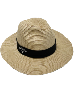Callaway卡拉威高尔夫球帽男22全新PANAMA夏季大檐帽遮阳圆顶帽子-卡其色