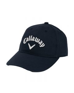 Callaway卡拉威高尔夫球帽男22全新CG AM BASIC 运动帽子可调节式-Navy Blue