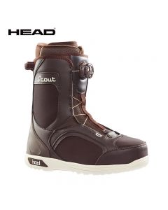 HEAD海德 秋冬新品男单板滑雪鞋 中级进阶BOA钢丝扣LYT轻量单板鞋-Brown-EU 39