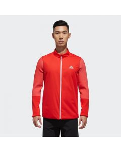 Adidas（阿迪达斯）高尔夫服装男士外套夹克衫-Red-S