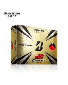 普利司通（Bridgestone） 触威凹槽直线距离款E12 CONTACT 高尔夫三层球 