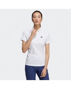 阿迪达斯（Adidas）TR POLO SS 女装高尔夫运动短袖POLO衫-White-S