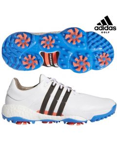Adidas阿迪达斯 男士高尔夫球鞋 TOUR360 运动鞋 白黑红蓝GV7244 白藏青蓝GV7247