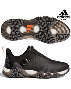 Adidas阿迪达斯 男士高尔夫球鞋 BOA运动鞋 CODECHAOS 灰黄GX0199 白藏青GX3938 黑色GX3937-Black-EU 39