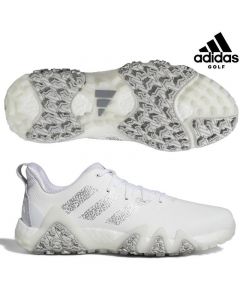Adidas阿迪达斯 男士高尔夫球鞋CODECHAOS 22 运动鞋 白银GX3932