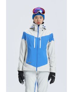 芬兰HALTI 女士保暖拼接防风防水舒适耐磨单双板滑雪服H059-2257-Blue-160