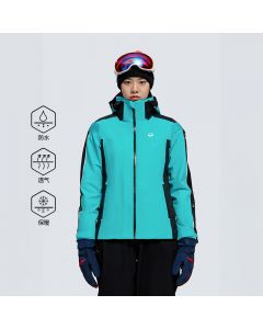 芬兰HALTI女士防风防水保暖耐磨透气滑雪服 H059-2433-Light Blue-S