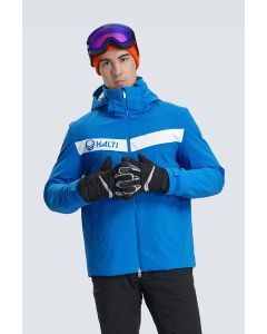 芬兰HALTI 男士防风防水弹力柔软保暖单双板滑雪夹克H106-0054-Blue-170