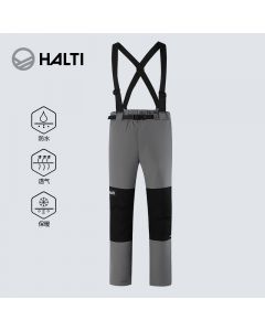 芬兰HALTI 户外男女单板防风防水保暖加厚背带滑雪裤HKPBS05133S