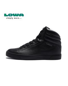 LOWA户外旅行皮鞋 CORTINA LL男式中帮透气耐磨休闲鞋 L210466-Black-EU 40