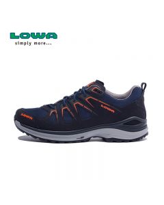 LOWA春秋户外运动男鞋INNOX EVO GTX专业低帮防水越野跑鞋L310611-Navy Blue-EU 41