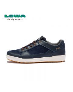 LOWA春秋户外防水男士休闲鞋SEATTLE II GTX QC低帮徒步鞋L310786-Dark Blue-EU 40