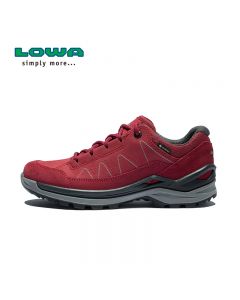 LOWA秋冬户外鞋女登山鞋TORO EVO GTX低帮防水耐磨徒步鞋L320735-Red-EU 36.5
