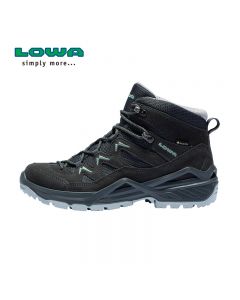 LOWA户外防水鞋女登山徒步鞋SIRKOS EVO GTX中帮运动鞋L320801-Green-EU 36.5