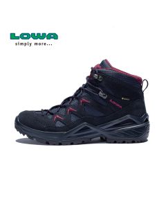 LOWA户外防水鞋女登山徒步鞋SIRKOS EVO GTX中帮运动鞋L320801-Purple-EU 36.5