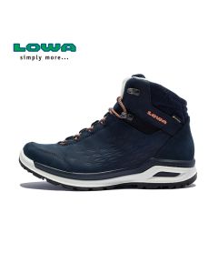 LOWA户外LOCARNO GTX QC 女式中帮防水耐磨登山徒步鞋 L320815-Navy Blue-EU 36.5