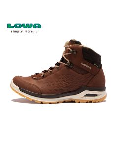 LOWA户外LOCARNO GTX QC 女式中帮防水耐磨登山徒步鞋 L320815-Brown-EU 36.5