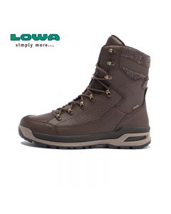LOWA户外冬季防水雪地靴男RENEGADE EVO ICE中帮加绒雪鞋L410950-Brown-EU 40