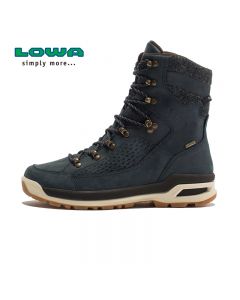 LOWA户外冬季防水雪地靴男RENEGADE EVO ICE中帮加绒雪鞋L410950-Navy Blue-EU 40