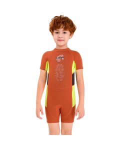 DIVE&amp;SAIL儿童泳衣2.5MM连体潜水服-Orange-S