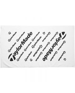 泰勒梅（Taylormade）高尔夫毛巾 棉质擦汗毛巾 N77047 白色
