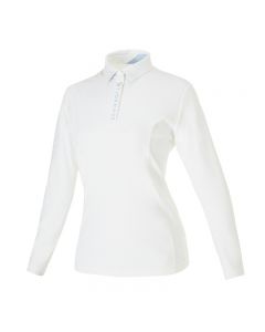 Taylormade泰勒梅高尔夫服装女士长袖运动POLO衫-White-L