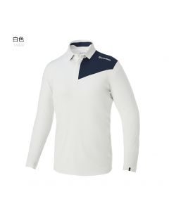 TaylorMade泰勒梅高尔夫服装男士春夏新款golf长袖运动Polo衫T恤 TA909