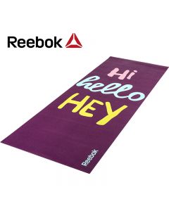 锐步Reebok 瑜伽垫 男女双面健身运动垫子 PVC 初学者 RAYG-11030HH 紫色 4mm