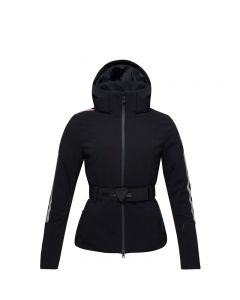 ROSSIGNOL金鸡女士primaloft滑雪服外套保暖透气防水防风修身雪服-Black-S